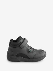 Kickers Black Stamper Hi Strap and Lace Trainer Boots - Image 1 of 7