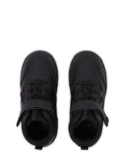 Kickers Black Stamper Hi Strap and Lace Trainer Boots - Image 6 of 7