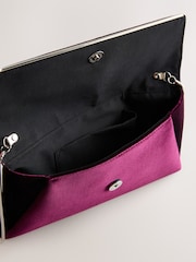 Berry Clutch Bag with Detachable Chain - Image 3 of 5