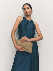 Gold Sparkle Clutch Bag - Image 2 of 9