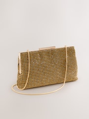 Gold Sparkle Clutch Bag - Image 6 of 9