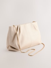 Bone Leather Snap Clutch Bag - Image 6 of 10