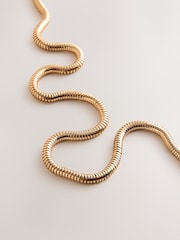 Bone Leather Snap Clutch Bag - Image 8 of 10