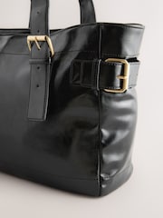 Black Buckle Shoulder Bag - Image 9 of 9