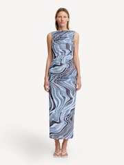 Significant Other Blue Whitney Midi Dress - Image 1 of 4