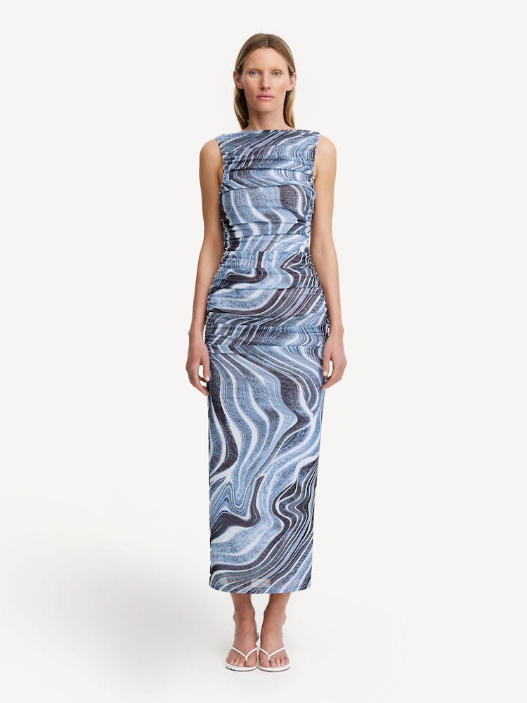 Significant Other Blue Whitney Midi Dress - Image 1 of 4