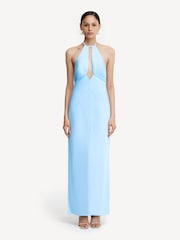 Significant Other Blue Becca Halter Dress - Image 2 of 5