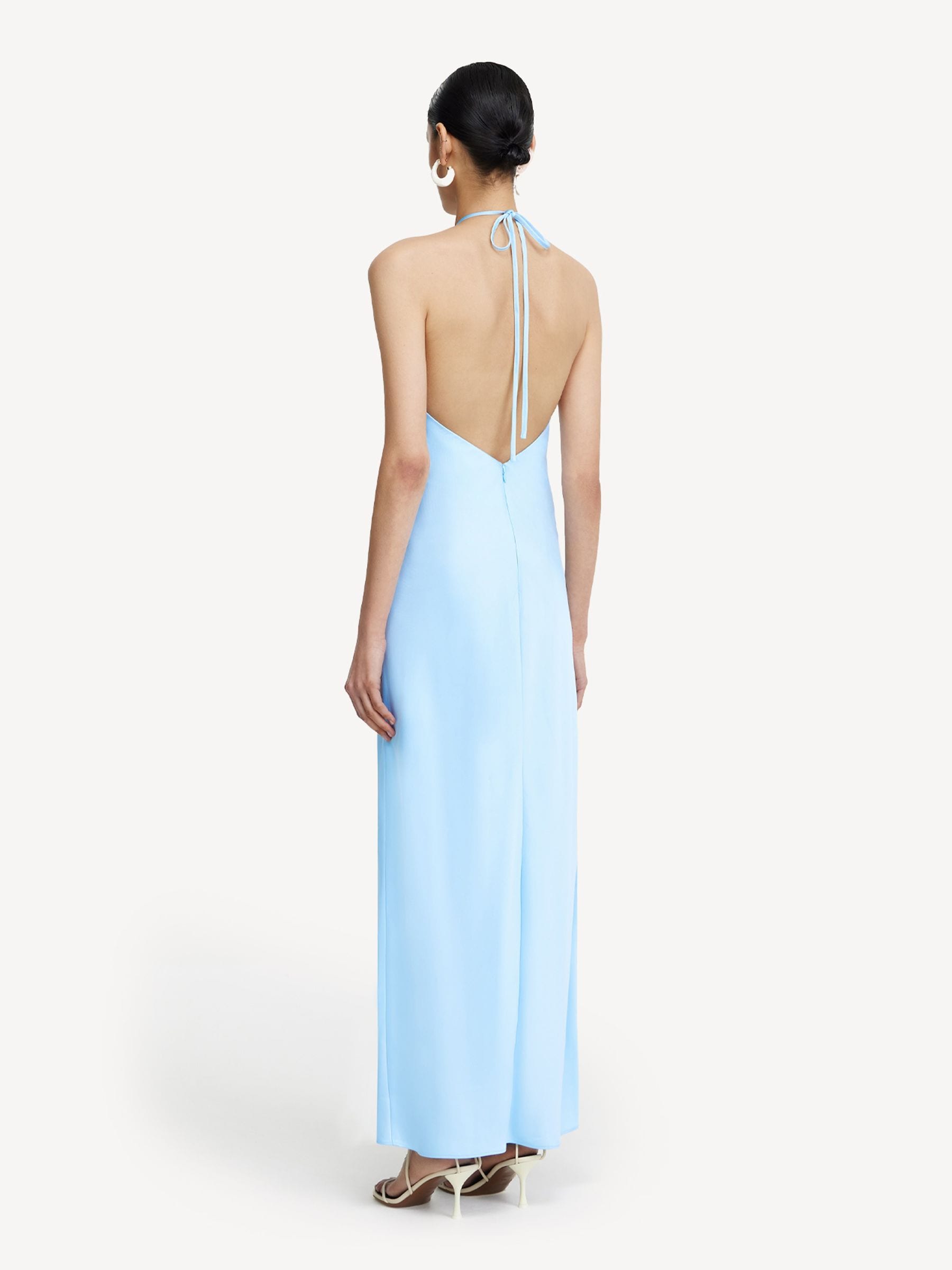 significant other halter dress SO ONLINE AU Lucile Halter Mini Dress, Ice Blue, AU12 US8