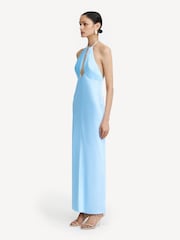 Significant Other Blue Becca Halter Dress - Image 4 of 5