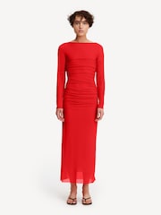 Significant Other Red Tillie Midi Dress - Image 1 of 4