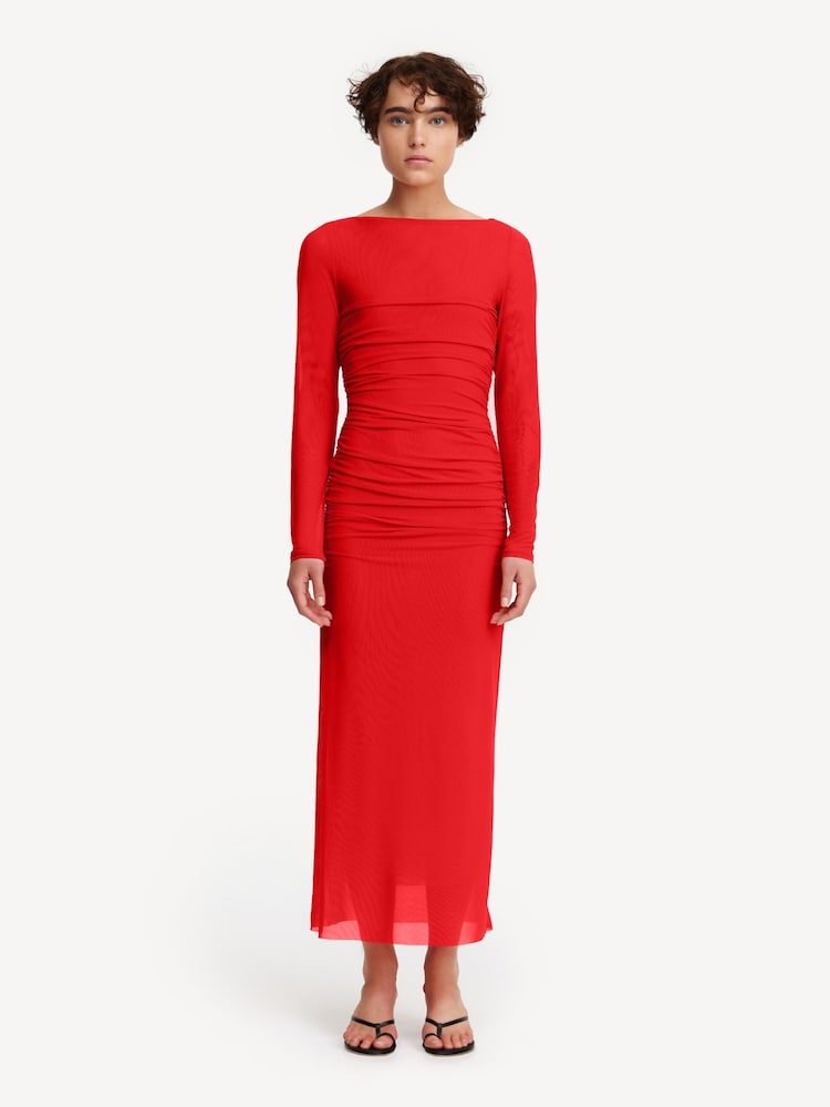 Significant Other Red Tillie Midi Dress - Image 1 of 4