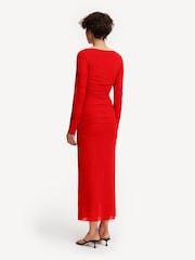 Significant Other Red Tillie Midi Dress - Image 2 of 4