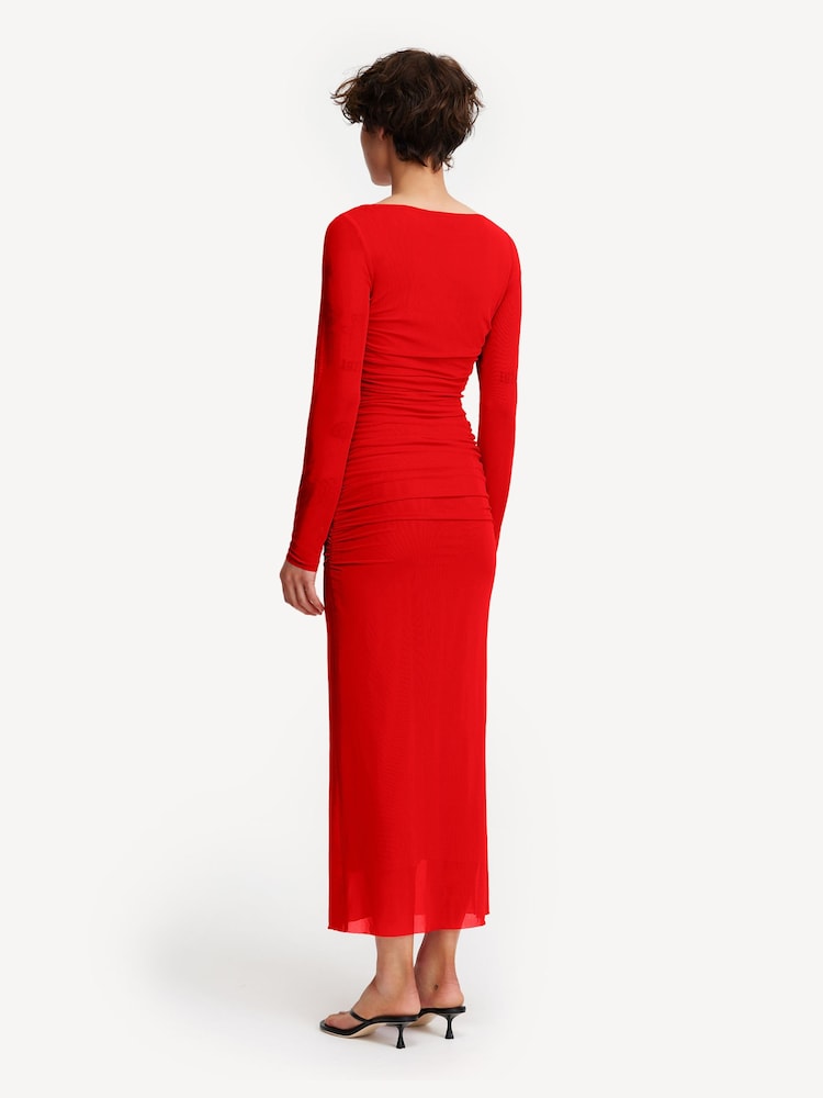 Significant Other Red Tillie Midi Dress - Image 2 of 4