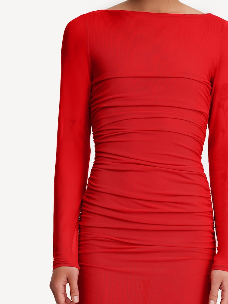 Significant Other Red Tillie Midi Dress - Image 4 of 4