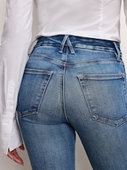 Good American Blue Soft Tech Classic Bootcut 100% Cotton Jeans - Image 11 of 12