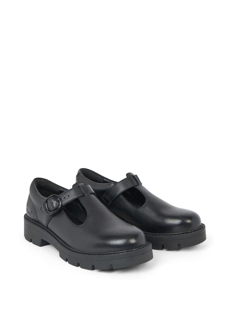 Kickers Black Kori T-Bar Shoes - Image 1 of 6 Kickers Black Kori T-Bar Shoes - Image 1 of 6