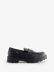Kickers Black Vegan Kori Loafers - Image 1 of 1