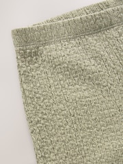Khaki Green Textured Flared Leggings (3-16yrs) - Image 7 of 8