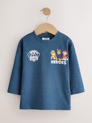 Navy Marl Paw Patrol Long Sleeve T-Shirt (3mths-8yrs) - Image 1 of 4