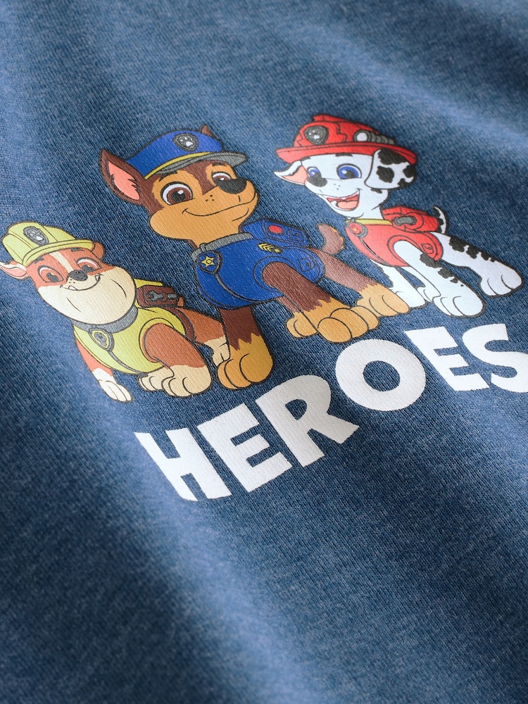 Navy Marl Paw Patrol Long Sleeve T-Shirt (3mths-8yrs) - Image 4 of 4