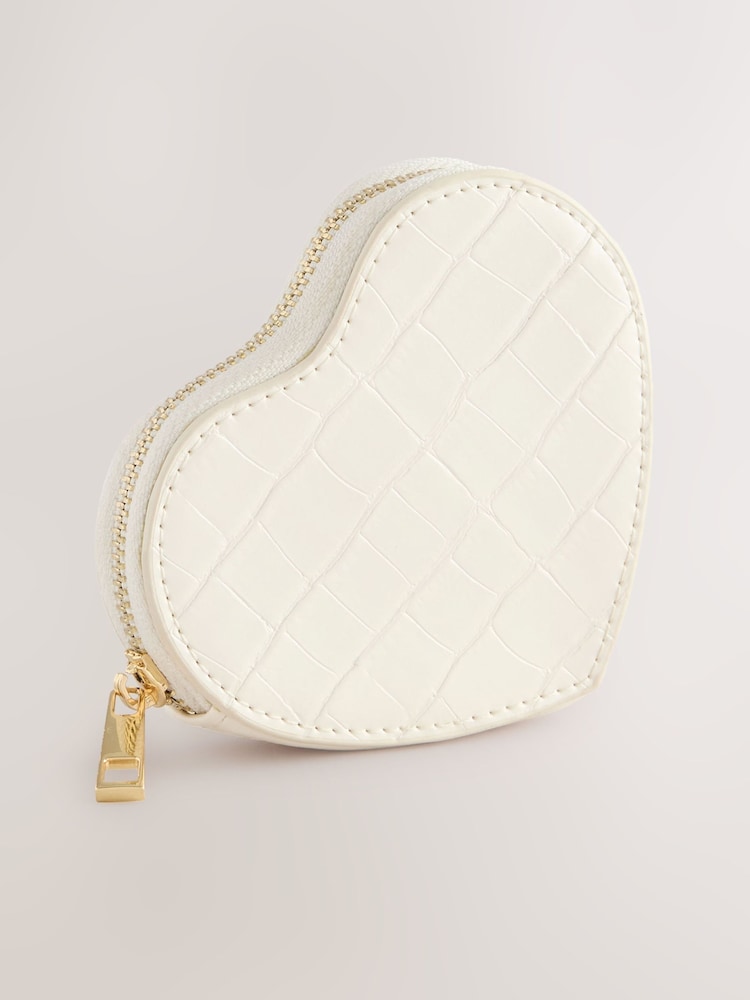 Bone Heart Shaped Coin Purse - Image 1 of 5