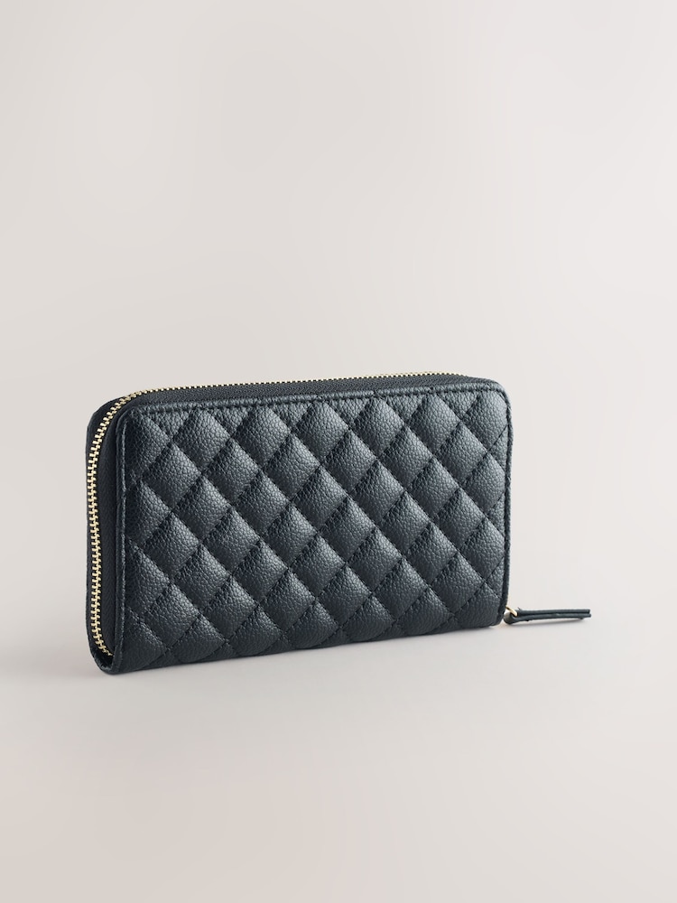 Negro - Large Quilted Purse - Imagen 2 de 5