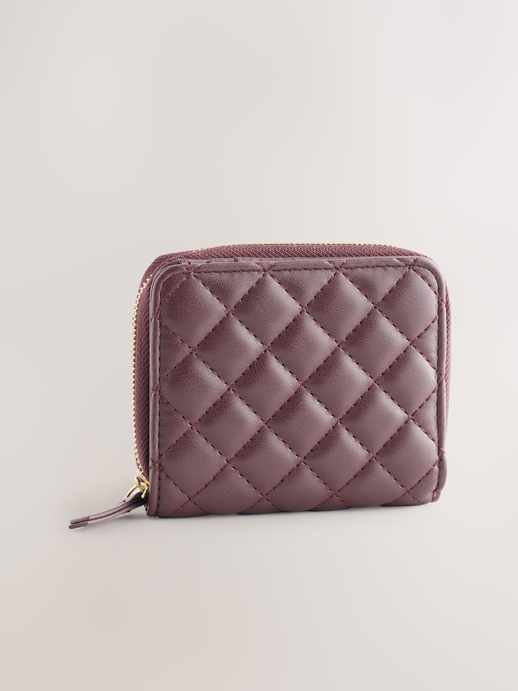 Berry Red Midi Quilted Purse - Image 1 of 5