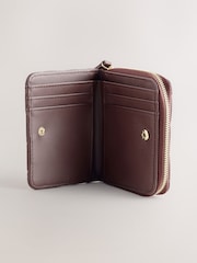 Berry Red Midi Quilted Purse - Image 3 of 5