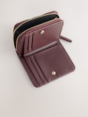 Berry Red Midi Quilted Purse - Image 4 of 5