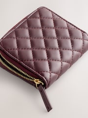 Berry Red Midi Quilted Purse - Image 5 of 5