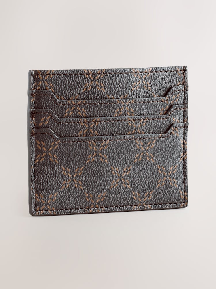 Brown Black/White Card Holder - Image 2 of 4