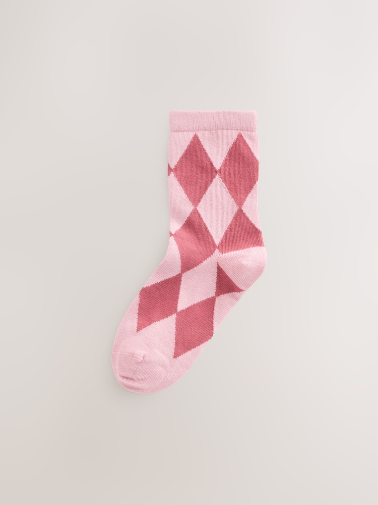 Rosa y rojo - Pack de 3 pares de calcetines tobilleros con alto contenido de algodón - Imagen 2 de 6 Rosa y rojo - Pack de 3 pares de calcetines tobilleros con alto contenido de algodón - Imagen 2 de 6