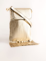 Metallic Fringe Phone Bag - Image 1 of 5