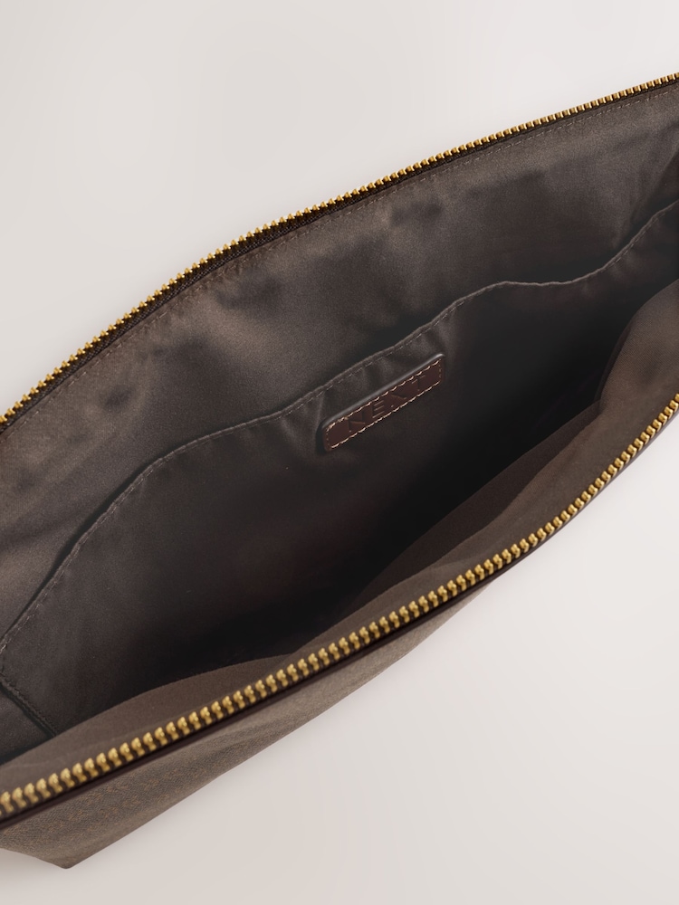 Brown Monogram Zip Around Laptop Case - Image 5 of 5