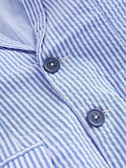 Boden Blue Seersucker 100% Cotton Blazer - Image 3 of 3