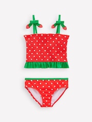 Boden Red Smocked Tankini Set - Image 1 of 3