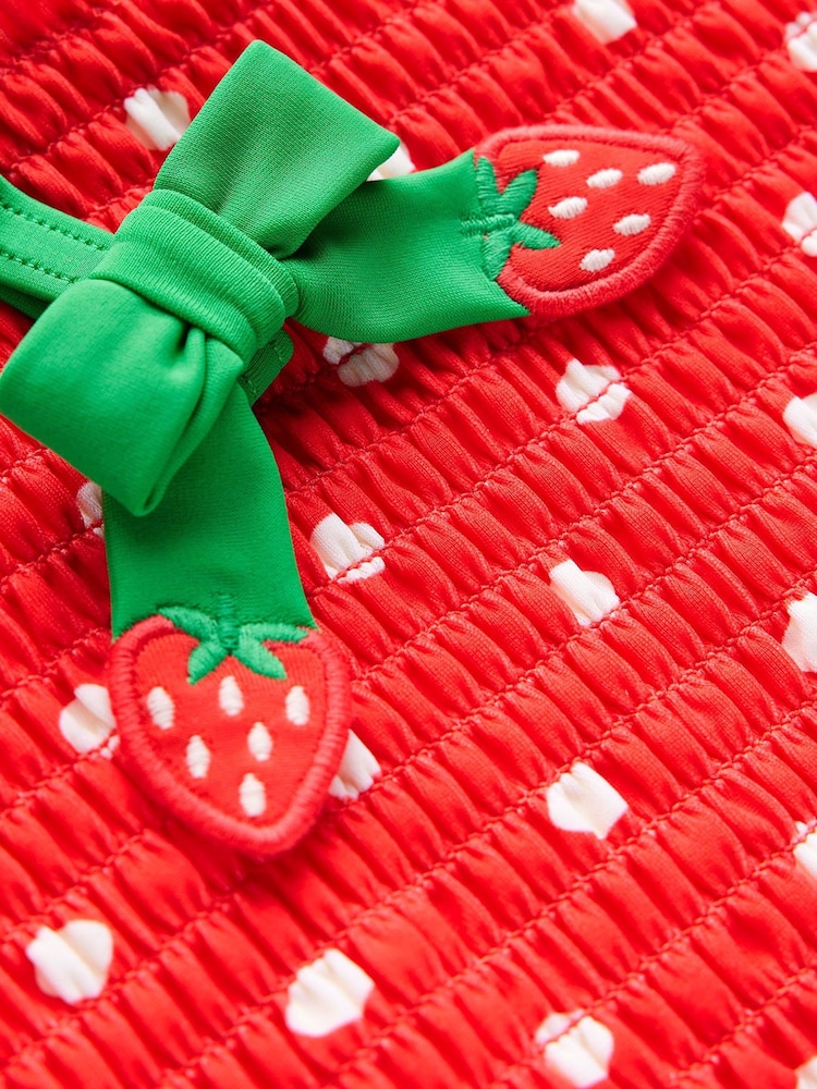 Boden Red Smocked Tankini Set - Image 3 of 3