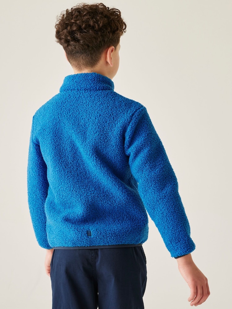 Regatta Blue Junior Frankie Warm Full Zip Fleece - Image 2 of 9 Regatta Blue Junior Frankie Warm Full Zip Fleece - Image 2 of 9
