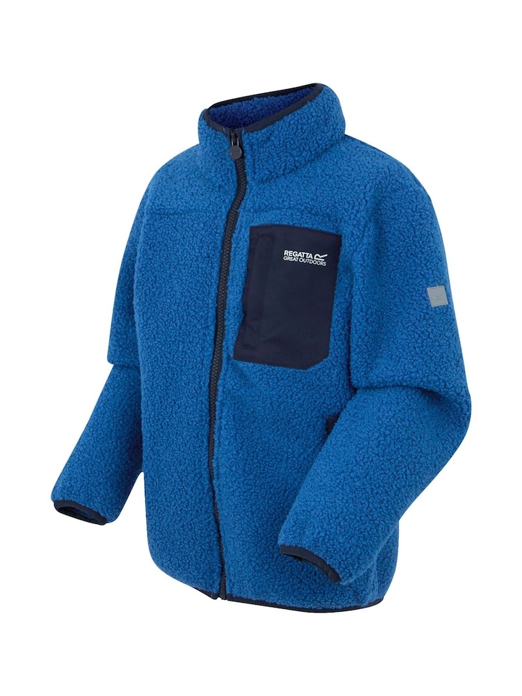 Regatta Blue Junior Frankie Warm Full Zip Fleece - Image 9 of 9 Regatta Blue Junior Frankie Warm Full Zip Fleece - Image 9 of 9