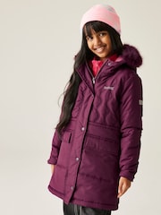 Regatta Purple Fabrizia II Heavyweight Water Replellent Coat - Image 2 of 9