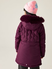 Regatta Purple Fabrizia II Heavyweight Water Replellent Coat - Image 3 of 9