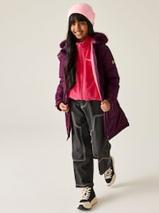 Regatta Purple Fabrizia II Heavyweight Water Replellent Coat - Image 4 of 9