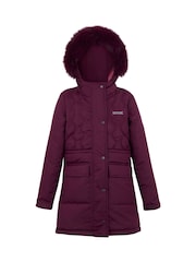 Regatta Purple Fabrizia II Heavyweight Water Replellent Coat - Image 7 of 9