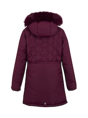 Regatta Purple Fabrizia II Heavyweight Water Replellent Coat - Image 8 of 9