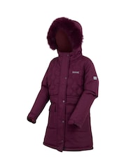 Regatta Purple Fabrizia II Heavyweight Water Replellent Coat - Image 9 of 9