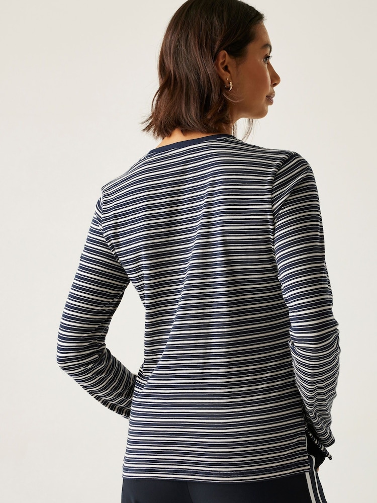 Regatta Blue Federica Long Sleeve Top - Image 2 of 8
