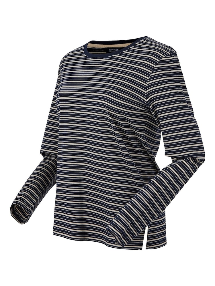 Regatta Blue Federica Long Sleeve Top - Image 8 of 8