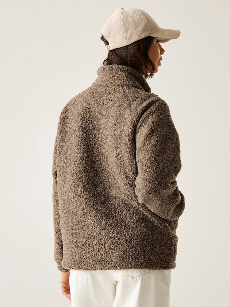 Regatta Brown Emilica Borg Fleece - Image 2 of 9 Regatta Brown Emilica Borg Fleece - Image 2 of 9