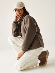 Regatta Brown Emilica Borg Fleece - Image 3 of 9