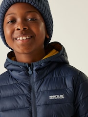 Regatta Blue Junior Hooded Marizion Midweight Water Repellent Jacket - Image 5 of 6